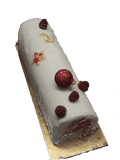 Bûche citron framboise